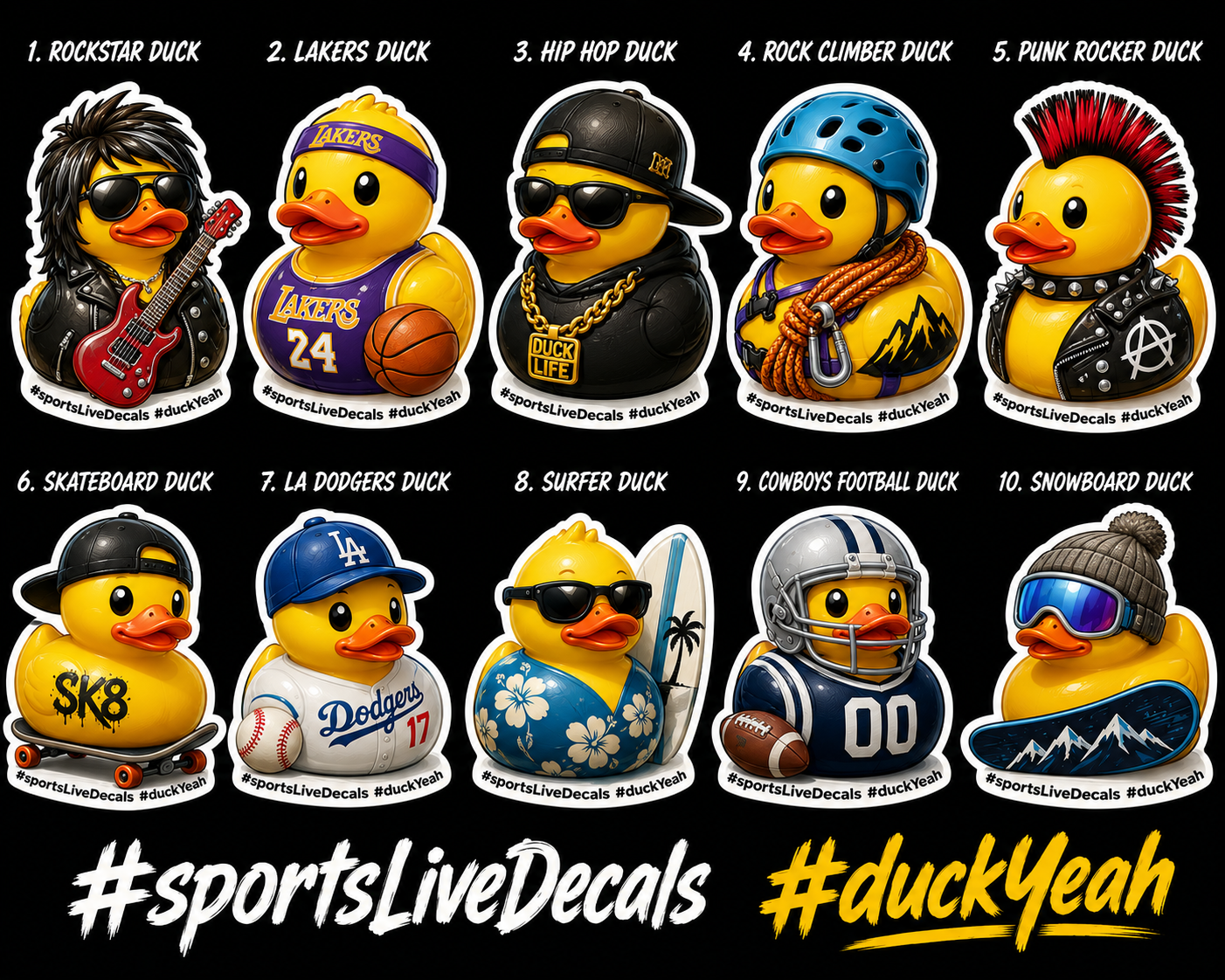 Duck Yeah™ Sticker Collection