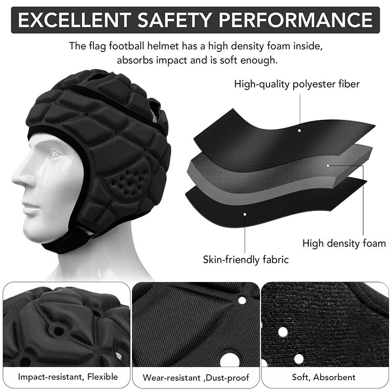 Soft shell sports helmet