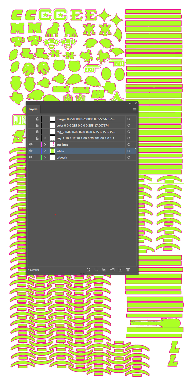 Pocket Pros (10” x 21” sheet run) 20 or more minimum