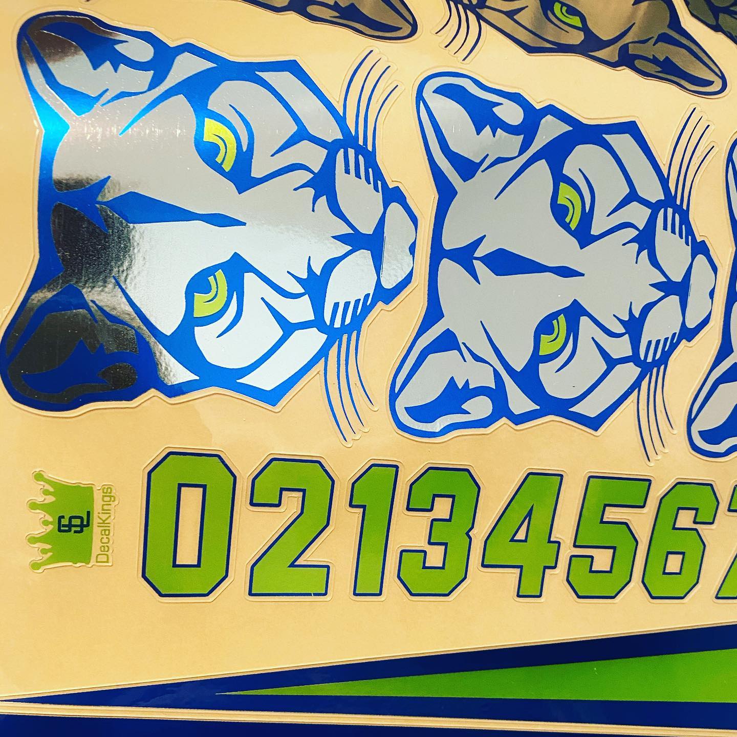 PACKAGE 3 • Large sides, stripe, back name decal or logo and bumper combo