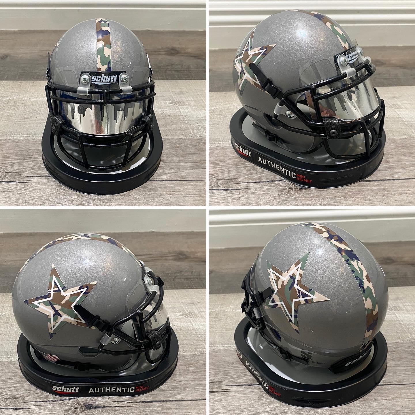 Mini Helmet Decals with Gloss finish