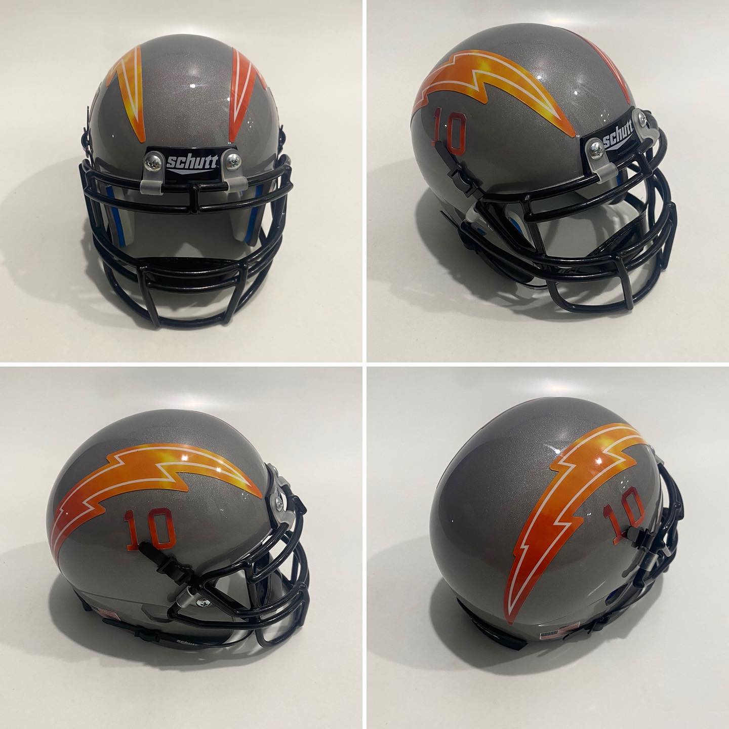 Mini Helmet Decals with Gloss finish
