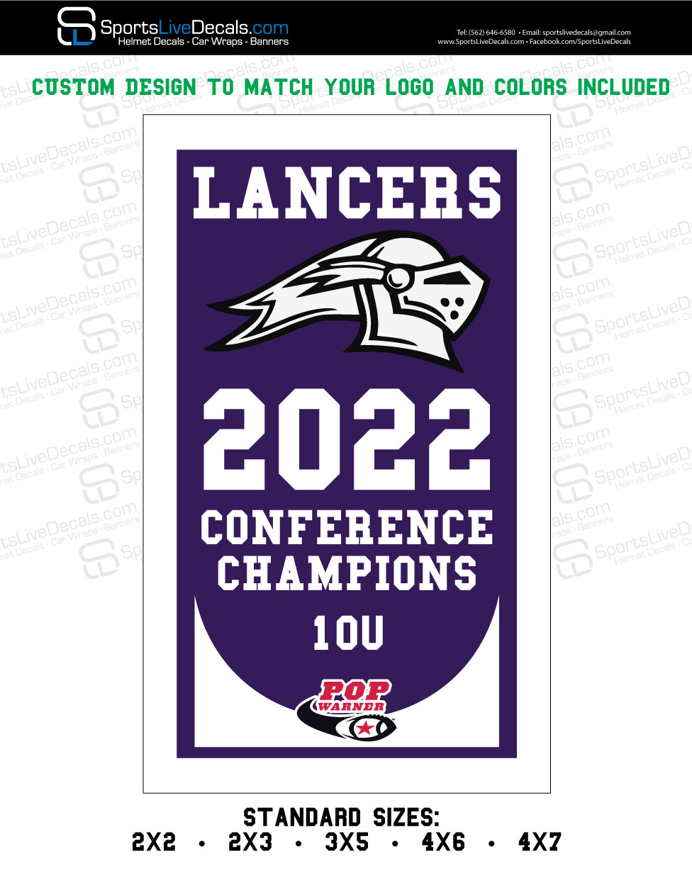 Championship Banner Vinyl Banner