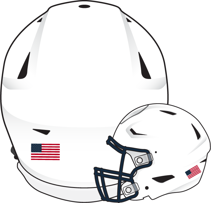 American Flag  Helmet Decals