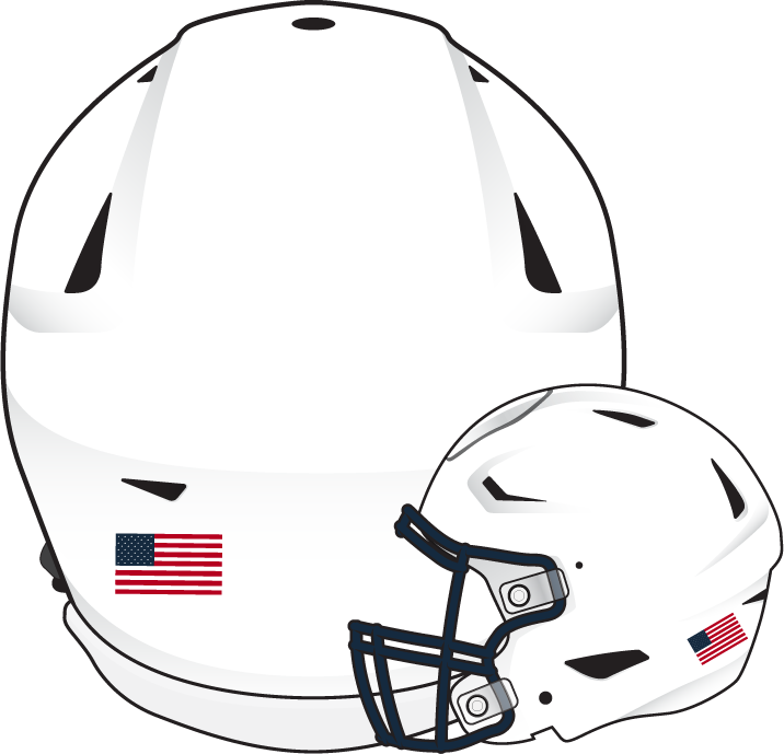 American Flag Helmet Decals
