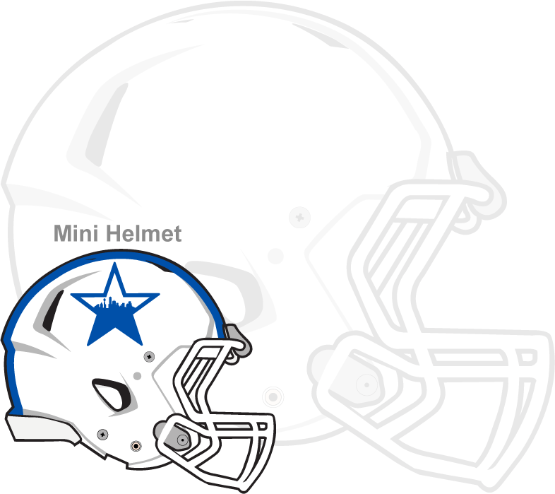 Mini Helmet Decals with Gloss finish