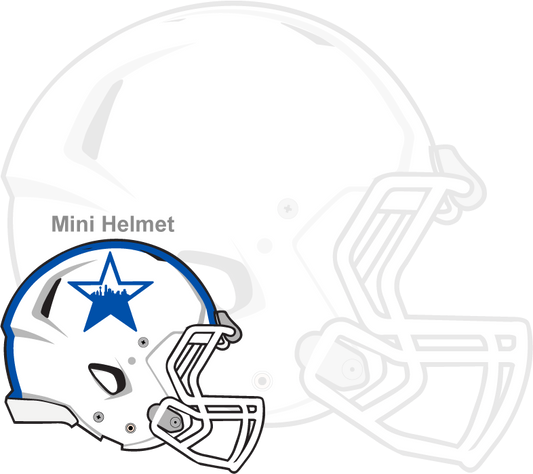 Mini Helmet Decals with Gloss finish