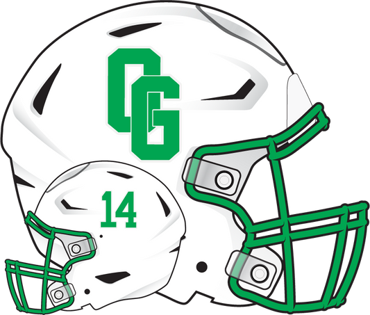Number and Logo Side Decals combo