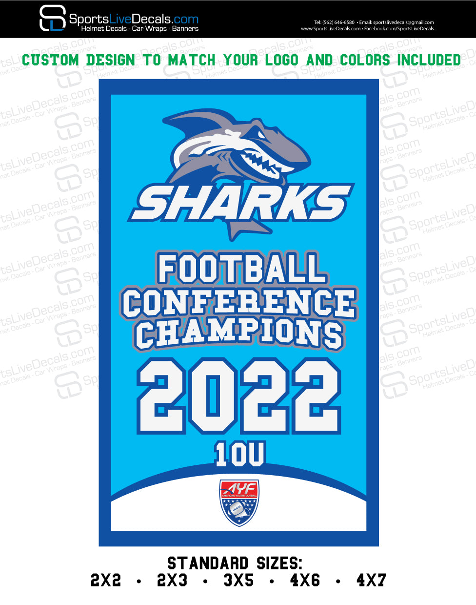 Championship Banner Vinyl Banner