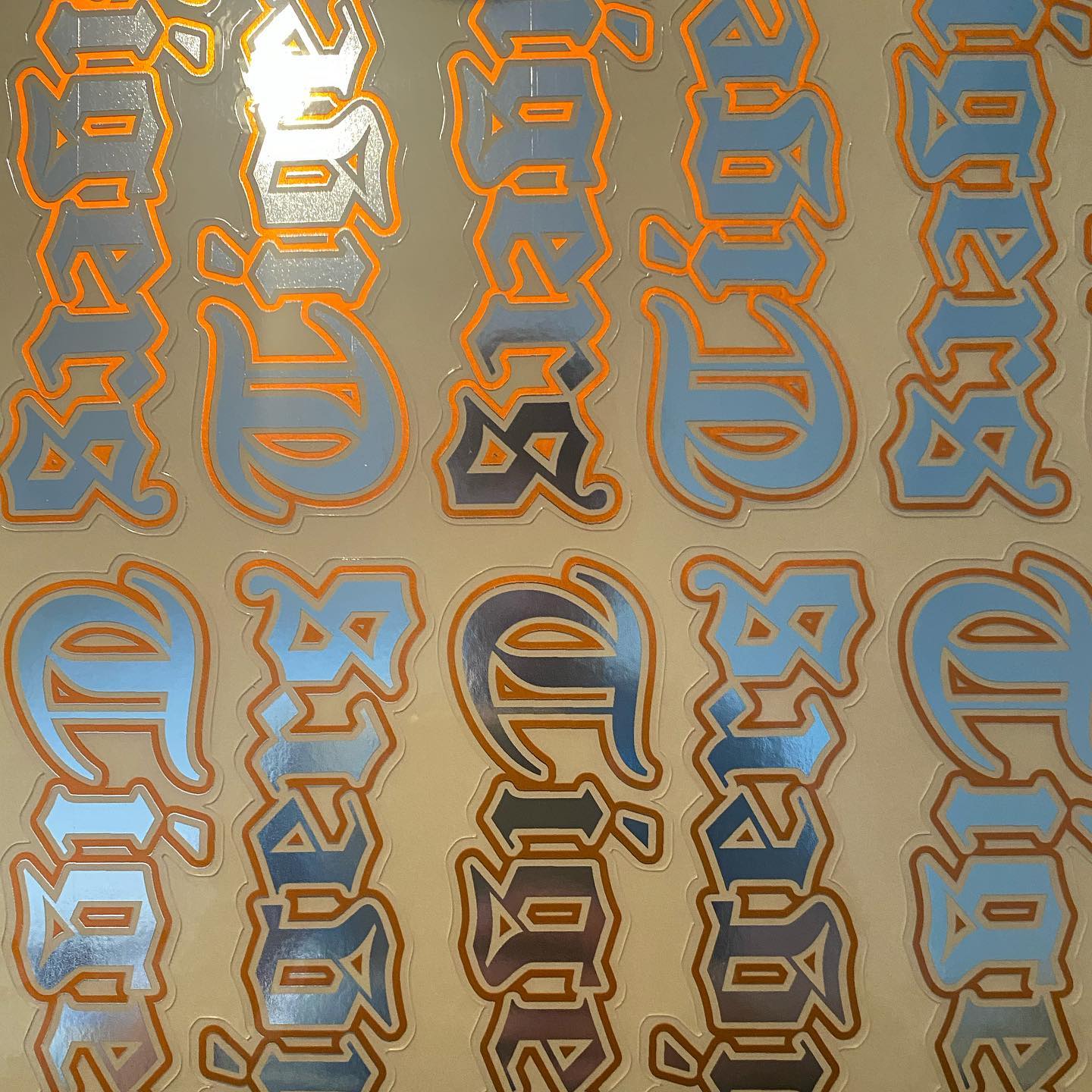 Side Decals with Gloss finish - Baseball