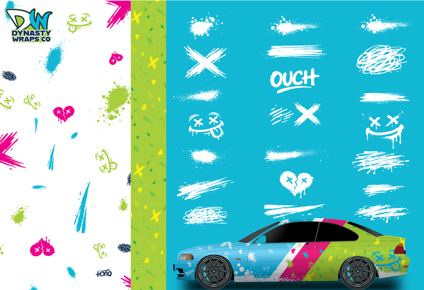 Dynasty Wraps - Street Chaos - Sports Live Decals
