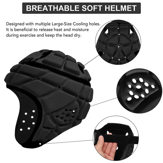 Soft shell sports helmet