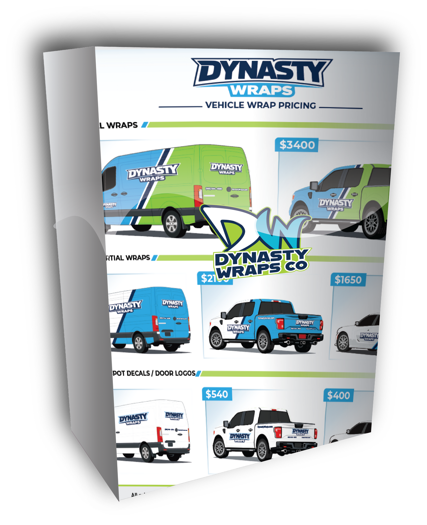 Vehicle Wrap Price Sheet