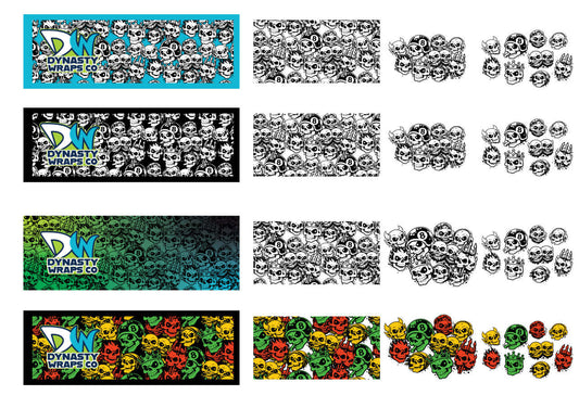Dynasty Wraps - Skull Riot - Sports Live Decals