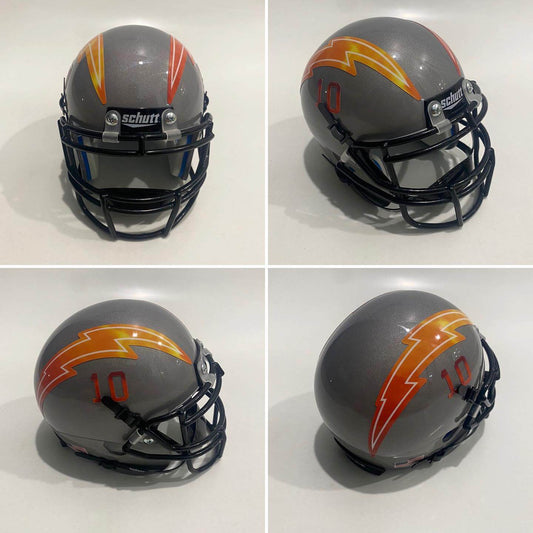 Mid Size SpeedFlex Helmet Decals with Gloss finish - Sports Live Decals