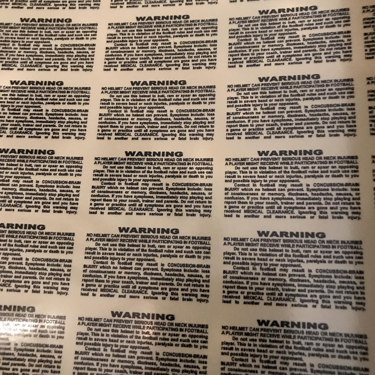Warning Labels – Sports Live Decals