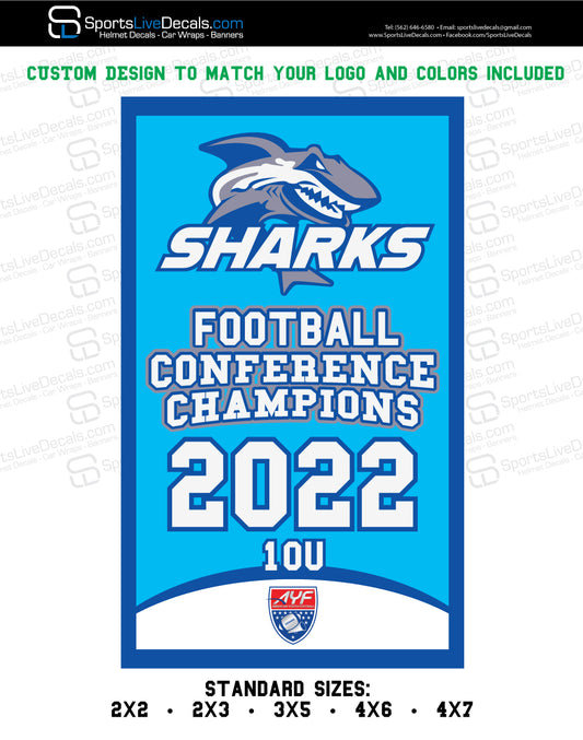 Championship Banner Vinyl Banner
